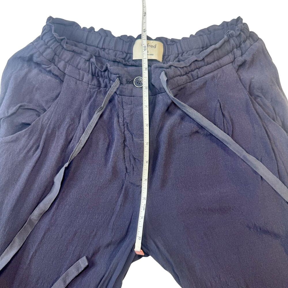 Wilfred Aritzia Marias Paper Bag Dark Gray Pants Women’s Small Quiet Luxury - Picture 9 of 16